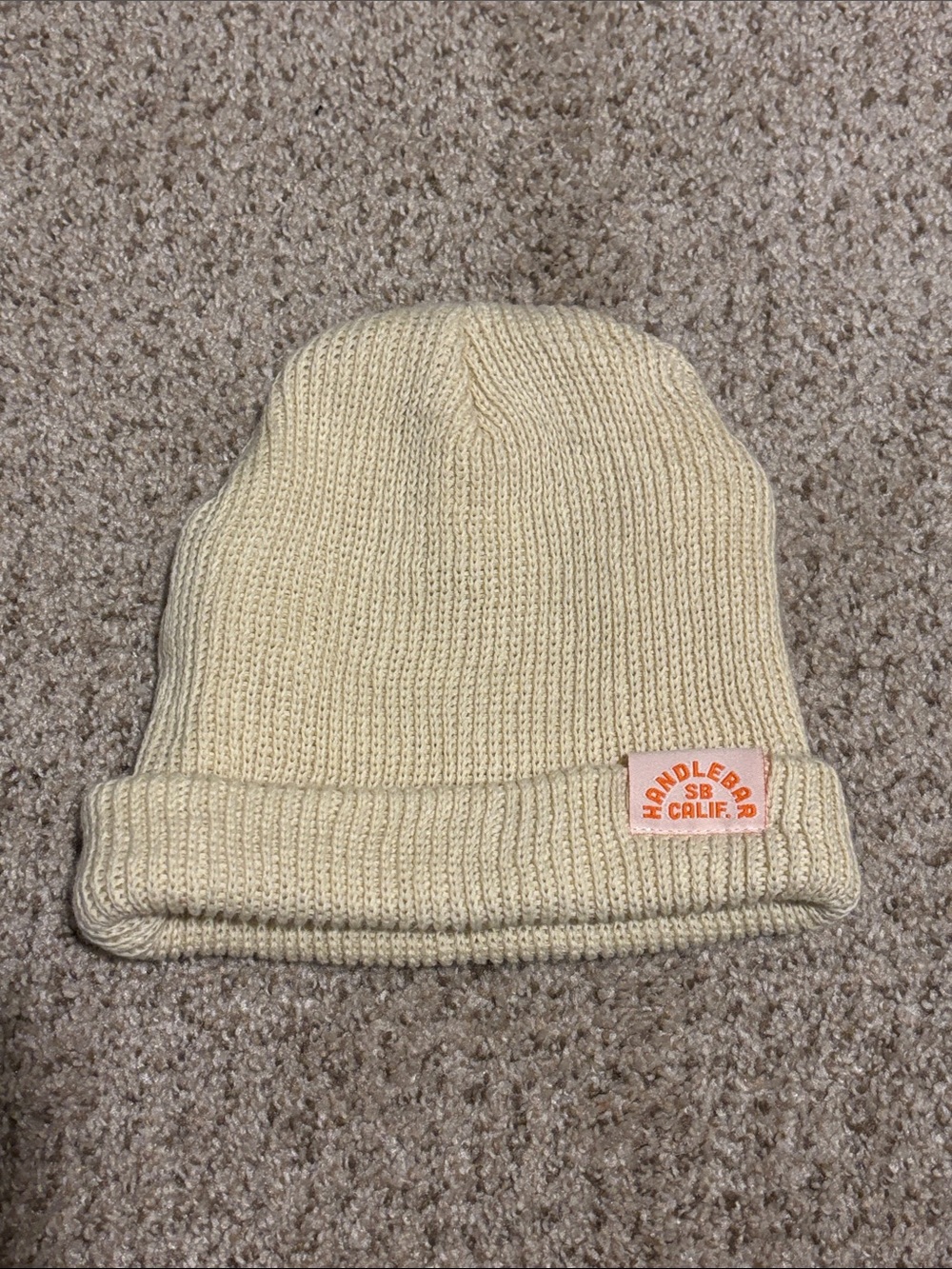 Handlebar SB Calif Cream Hemp Organic Cotton Blend Beanie | 90s | millennial
